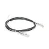 cable de parcheo slim utp cat6 1.5 m negro diámetro reducido (28 awg)