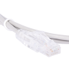 cable de parcheo slim utp cat6 1.5 m gris diámetro reducido (28 awg)