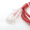 cable de parcheo slim utp cat6 1.5 m rojo diámetro reducido (28 awg)