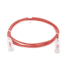 cable de parcheo slim utp cat6 1.5 m rojo diámetro reducido (28 awg)