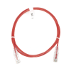 cable de parcheo slim utp cat6 1.5 m rojo diámetro reducido (28 awg)