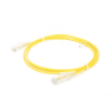 cable de parcheo slim utp cat6 1.5 m amarillo diámetro reducido (28 awg)
