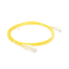 cable de parcheo slim utp cat6 1.5 m amarillo diámetro reducido (28 awg)