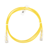 cable de parcheo slim utp cat6 1.5 m amarillo diámetro reducido (28 awg)