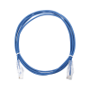 cable de parcheo slim utp cat6 2 m azul diámetro reducido (28 awg)