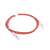 cable de parcheo slim utp cat6 2 m rojo diámetro reducido (28 awg)