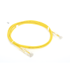 cable de parcheo slim utp cat6 2 m amarillo diámetro reducido (28 awg)
