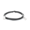 cable de parcheo slim utp cat6 3 m negro diámetro reducido (28 awg)
