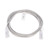 cable de parcheo slim utp cat6 3 m gris diámetro reducido (28 awg)
