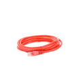 cable de parcheo utp cat6 3.0m. rojo