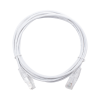 cable de parcheo slim utp cat6 3 m blanco diámetro reducido (28 awg)