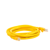 cable de parcheo utp cat6 3.0m. amarillo