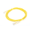 cable de parcheo slim utp cat6 3 m amarillo diámetro reducido (28 awg)