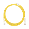 cable de parcheo slim utp cat6 3 m amarillo diámetro reducido (28 awg)