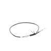 cable de parcheo slim utp cat6a 0.5 m negro, diámetro reducido (28 awg)