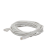 cable de parcheo slim utp cat6a 10 m blanco, diámetro reducido (28 awg)