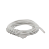 cable de parcheo slim utp cat6a 10 m blanco, diámetro reducido (28 awg)