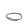 cable de parcheo slim utp cat6a 1 m negro, diámetro reducido (28 awg)