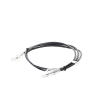 cable de parcheo slim utp cat6a 1 m negro, diámetro reducido (28 awg)