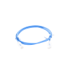 cable de parcheo slim utp cat6a 1 m azul, diámetro reducido (28 awg)