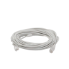 cable de parcheo slim utp cat6a 1 m blanco, diámetro reducido (28 awg)