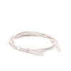 cable de parcheo slim utp cat6a 3 m gris, diámetro reducido (28 awg)