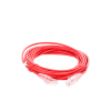 cable de parcheo slim utp cat6a 5 m rojo, diámetro reducido (28 awg