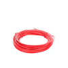 cable de parcheo slim utp cat6a 5 m rojo, diámetro reducido (28 awg