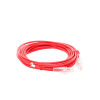 cable de parcheo slim utp cat6a 5 m rojo, diámetro reducido (28 awg