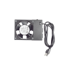 ventilador 110 vca con clavija para gabinete de pared con 2 tomas de corriente