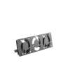 kit de 2 ventiladores 110 vca (12 x 12 cm) con clavija para gabinete de piso