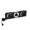 kit de 2 ventiladores 110 vca (12 x 12 cm) con clavija para gabinete de piso