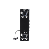 kit de 2 ventiladores (12 x 12 cm) con 3 tomas de corriente 110 vca/50 hz con clavija