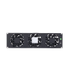 kit de 3 ventilador 110 vca (12 x 12 cm) con clavija 5 15p. para instalación en postes rack