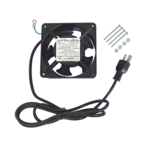 ventilador 110 vca de 12 x 12 cm con cable y clavija