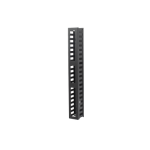organizador de cable vertical de 21 unidades rack sencillo, compatible con racks serie eirl y eiqr