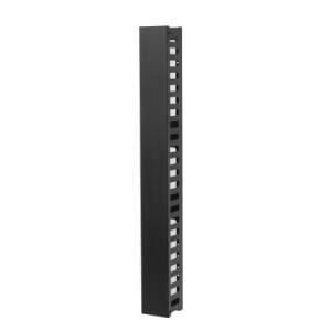 organizador de cable vertical de 24 unidades rack sencillo, compatible con racks serie eirl y eiqr