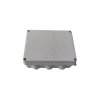 caja de conexiones impermeable ip65, 10 entradas, dimensiones 150 x 110 x 70 mm, para instalaciones industriales, comerciales y residenciales, incluye tornillería para su instalación