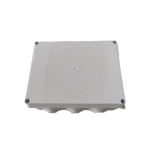 caja de conexiones impermeable ip65, 10 entradas, dimensiones 200 x 155 x 80 mm, para instalaciones industriales, comerciales y residenciales, incluye tornillería para su instalación