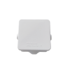caja de conexiones impermeable ip55 con 4 entradas, 80 x 80 x 50 mm, para instalaciones industriales, comerciales y residenciales, incluye tornillería para su instalación