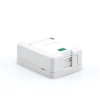 caja de pared con 1 puerto keystone, no incluye jack