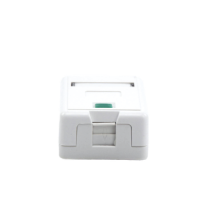 caja de pared con 1 puerto keystone, no incluye jack