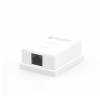 caja de pared con 1 puerto keystone, incluye jack cat5e