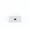 caja de pared con 1 puerto keystone, incluye jack cat5e