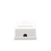 caja de pared con 1 puerto keystone, incluye jack stp cat5e