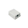 caja de pared con 1 puerto keystone, incluye jack stp cat5e