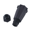 conector tipo glándula industrial para proteger conexiones de red
