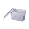 caja superficial a prueba de agua (ip67) con 2 salidas para aplicaciones industriales