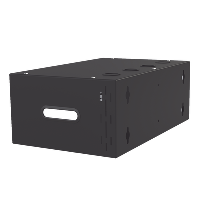 gabinete para montaje en pared liviano, 4 unidades de rack, profundidad máxima de trabajo 250 mm, se envía el gabinete armado. gabinete para montaje en pared liviano, 4 unidades de rack, profundidad máxima de trabajo 250 mm, se envía el gabinete armado.