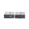 kit transmisor y receptor poe de largo alcance sobre coaxial hasta 1 km